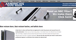 Desktop Screenshot of americanblastdoor.com