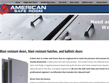 Tablet Screenshot of americanblastdoor.com
